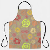 Kleurrijke Herfst Flowers in Warm Shades Schort (Voorkant)