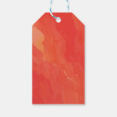 Kleurrijke Herfst Herfst Candided Apple Party Cadeaulabel (Achterkant)