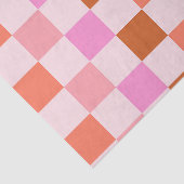 Kleurrijke herfst Herfst geruit patroon Tissuepapier (Detail)