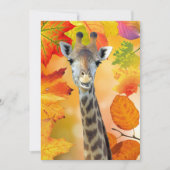 Kleurrijke herfst / Herfst Giraffe (Voorkant)