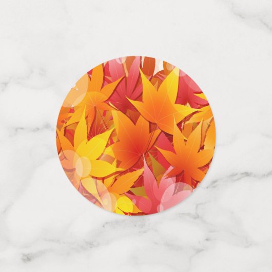 Kleurrijke Herfst Herfst Thanksgiving Tafel Confet Confetti (Kleine voorkant)