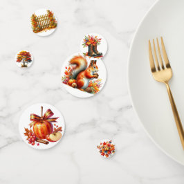 KLEURRIJKE HERFST HERFST THEMA SCÈNES CONFETTI