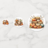 KLEURRIJKE HERFST HERFST THEMA SCÈNES CONFETTI (Voorkanten)