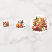 KLEURRIJKE HERFST HERFST THEMA SCÈNES CONFETTI (Achterkanten)