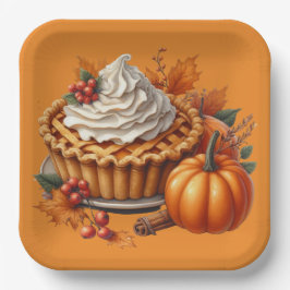 KLEURRIJKE HERFST HERFST THEMA SCÈNES PAPIEREN BORDJE