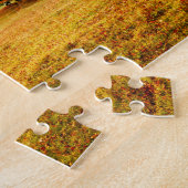Kleurrijke Herfst herfstboomlandschap Legpuzzel (Zijkant)