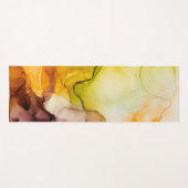 Kleurrijke Herfst Ink Waterverf Gekleurde achtergr Yogamat (Voorkant (horizontaal))