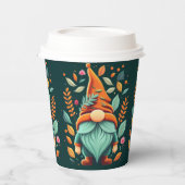 Kleurrijke Herfst kabouters Papieren Bekers (Links)