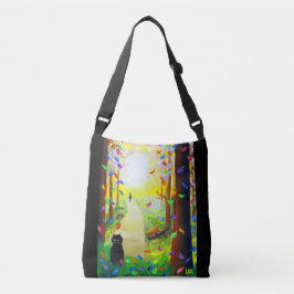Kleurrijke Herfst katten Crossbody Tas