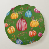 Kleurrijke herfst Kunstlantaarns rondreis Rond Kussen (Achterkant)