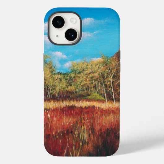 Kleurrijke Herfst Landscape Trees Case-Mate iPhone Case (Achterkant)