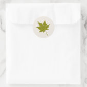 Kleurrijke Herfst Leaf Sticker (Tas)