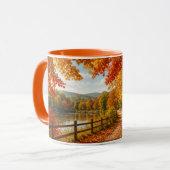 Kleurrijke Herfst Mok (Voorkant links)