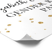 Kleurrijke Herfst pompoenen Geslacht onthullen wel Poster (Hoek)