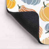 Kleurrijke herfst pompoenen patroon muismat (Hoek)