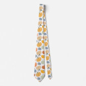 Kleurrijke herfst pompoenen patroon stropdas (Voorkant)
