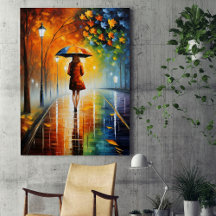 Kleurrijke Herfst Regenachtige Herfstbladeren