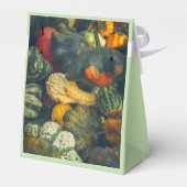 Kleurrijke herfst squash en pompoenen bedankdoosjes (Achterkant)