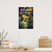 Kleurrijke herfst squash en pompoenen poster (Keuken)