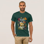 Kleurrijke herfst squash en pompoenen t-shirt (Voorkant volledig)