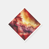 Kleurrijke Herfst Sunset Alcohol Inkt Decoupage Pa Servet (Hoek)