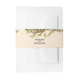 Kleurrijke Herfst Tree bladeren en takken rustiek Uitnodigingen Wikkel