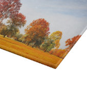 Kleurrijke herfst Trees Landscape Herfst Season Snijplank (Hoek)