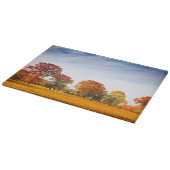 Kleurrijke herfst Trees Landscape Herfst Season Snijplank (Hoek)