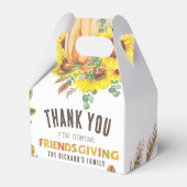 Kleurrijke Herfst Vibe Thanksgiving Diner Party Bedankdoosjes (Achterkant)