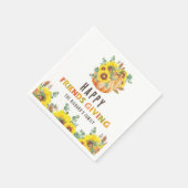 Kleurrijke Herfst Vibe Thanksgiving Diner Party Servet (Hoek)