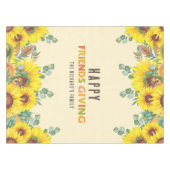 Kleurrijke Herfst Vibe Thanksgiving Diner Party Tafelkleed (Voorkant (Horizontaal))