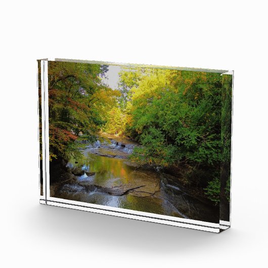 Kleurrijke Herfst waterval Fotoblokken (Rechts)