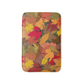 Kleurrijke herfstbladeren badmat (Voorkant Verticaal)