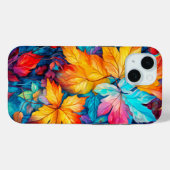 Kleurrijke herfstbladeren Case-Mate iPhone case (Achterkant (horizontaal))