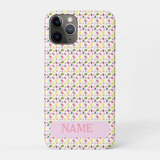 Kleurrijke herfstbladeren en bloesems Case-Mate iPhone case (Achterkant)