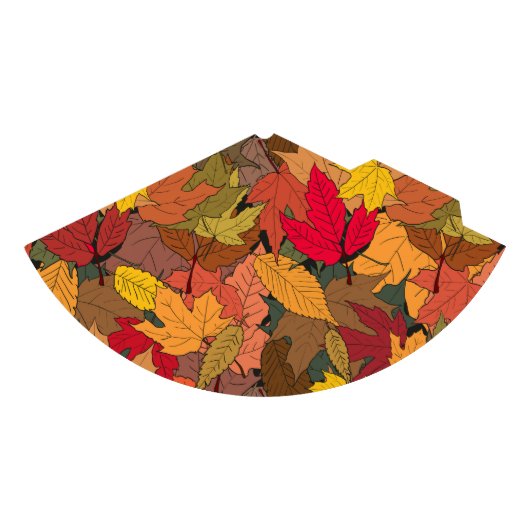 Kleurrijke herfstbladeren feesthoedjes (Voorkant)