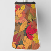 Kleurrijke herfstbladeren golfheadcover (Draai 90)