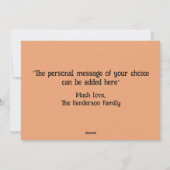 Kleurrijke herfstbladeren Happy Thanksgiving Feestdagenkaart (Achterkant)