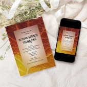 Kleurrijke herfstbladeren herfstnachtevening vieri kaart