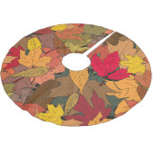 Kleurrijke herfstbladeren kerstboom rok (Gekanteld)