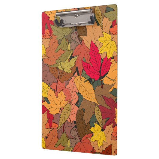 Kleurrijke herfstbladeren klembord (Links)