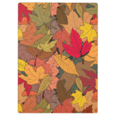 Kleurrijke herfstbladeren klembord (Achterkant)