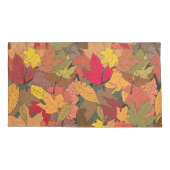 Kleurrijke herfstbladeren kussensloop (Achterkant)