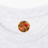 Kleurrijke herfstbladeren labels (Aangebracht)