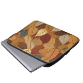 Kleurrijke herfstbladeren laptop sleeve (Voorkant onderkant)