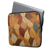 Kleurrijke herfstbladeren laptop sleeve (Voorkant Links)