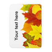 Kleurrijke herfstbladeren magneet (Verticaal)