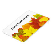 Kleurrijke herfstbladeren magneet (Linkerzijde)