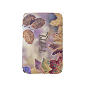 Kleurrijke Herfstbladeren met herfstkleuren waterv Badmat (Voorkant Verticaal)