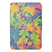 Kleurrijke Herfstbladeren met herfstkleuren waterv Badmat (Voorkant Verticaal)